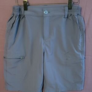 Womens Navy Cargo Golf/ Hiking Shorts 9 In Inseam. Quickdry.